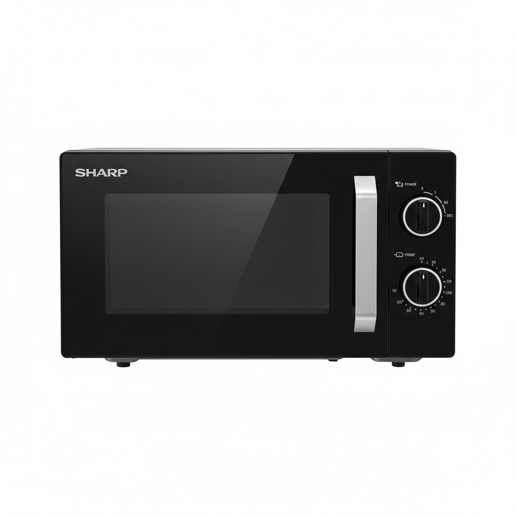 SHARP R-S20M5TB-B ไมโครเวฟจานหมุน 20L ระบบอุ่น